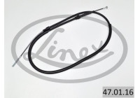 Traction cable, parking brake