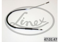 Traction cable, parking brake