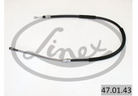 Traction cable, parking brake