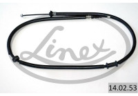Traction cable, parking brake