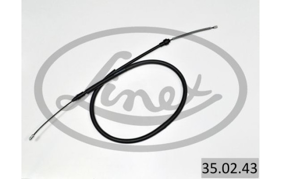 Traction cable, parking brake