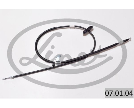 Traction cable, parking brake