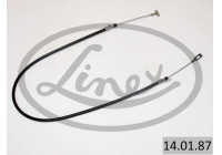 Traction cable, parking brake