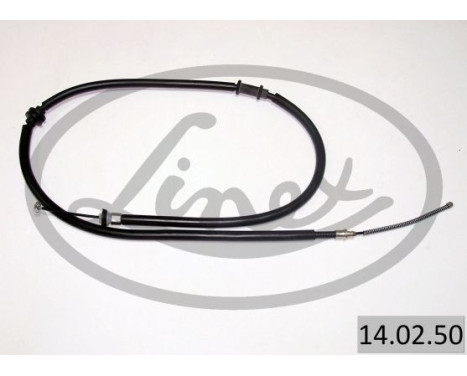 Traction cable, parking brake