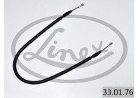 Traction cable, parking brake