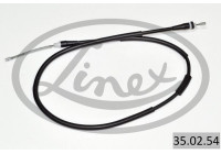 Traction cable, parking brake