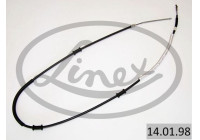Traction cable, parking brake