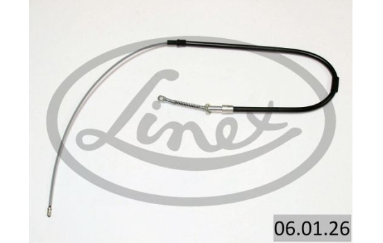 Traction cable, parking brake