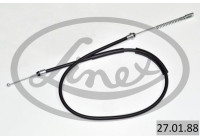 Traction cable, parking brake