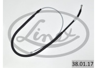 Traction cable, parking brake