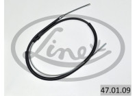 Traction cable, parking brake