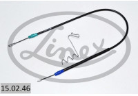 Traction cable, parking brake