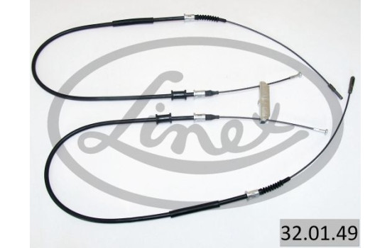 Traction cable, parking brake