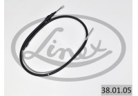 Traction cable, parking brake