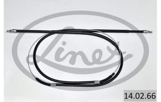 Traction cable, parking brake