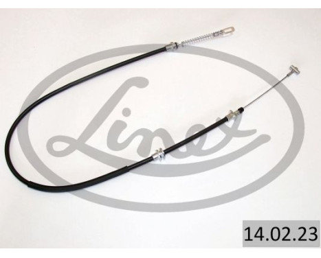 Traction cable, parking brake