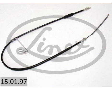 Traction cable, parking brake