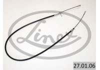 Traction cable, parking brake