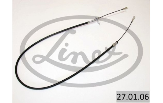 Traction cable, parking brake