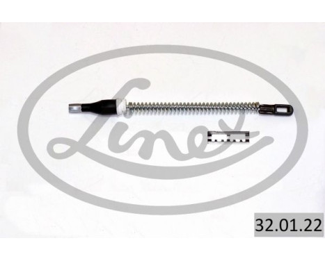 Traction cable, parking brake