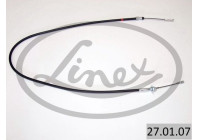 Traction cable, parking brake