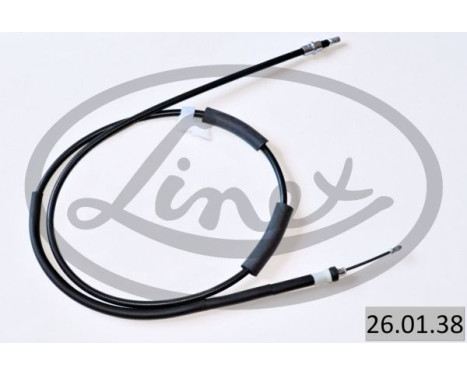 Traction cable, parking brake