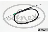 Traction cable, parking brake