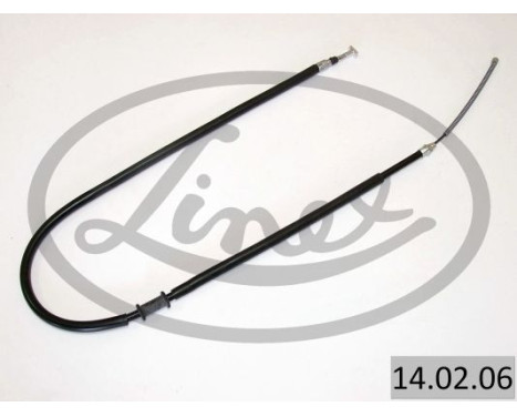 Traction cable, parking brake