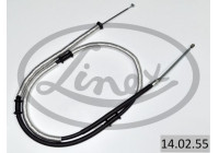 Traction cable, parking brake