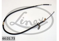 Traction cable, parking brake