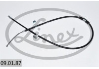 Traction cable, parking brake