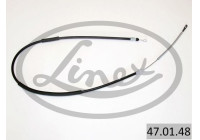 Traction cable, parking brake