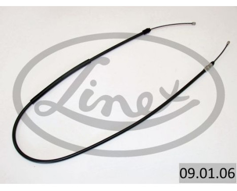 Traction cable, parking brake
