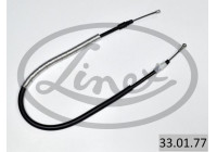 Traction cable, parking brake