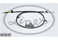 Traction cable, parking brake