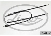 Traction cable, parking brake