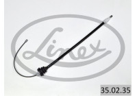 Traction cable, parking brake