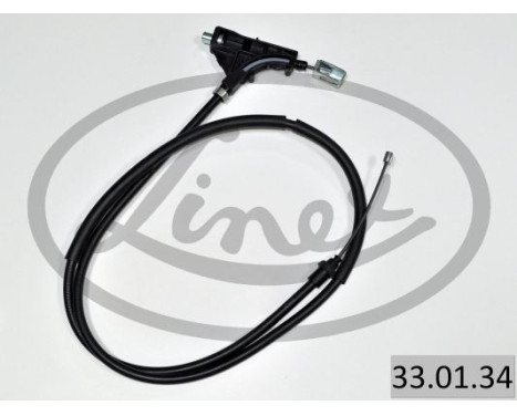 Traction cable, parking brake