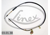 Traction cable, parking brake