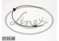 Traction cable, parking brake