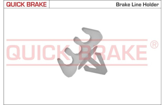 Holder, brake line WB Quick Brake