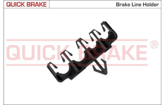 Holder, brake line WD Quick Brake