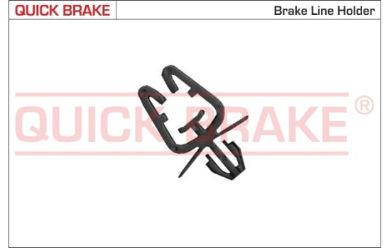 Holder, brake line XC Quick Brake