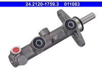 Master brake cylinder 24.2120-1759.3 ATE