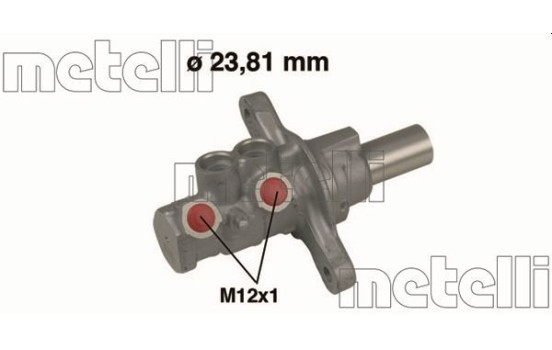 Master brake cylinder