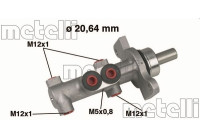 Master brake cylinder