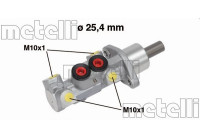 Master brake cylinder
