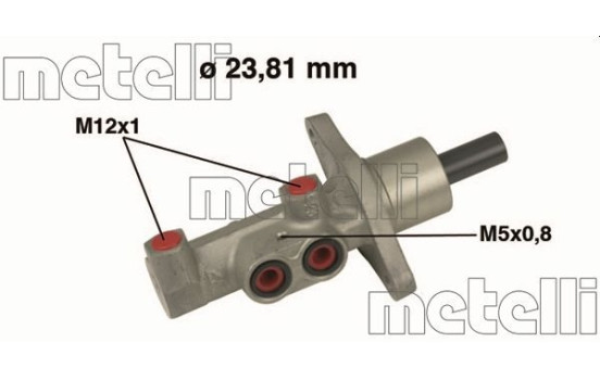 Master brake cylinder
