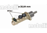 Master brake cylinder
