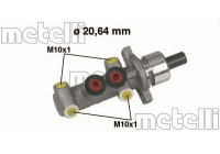 Master brake cylinder